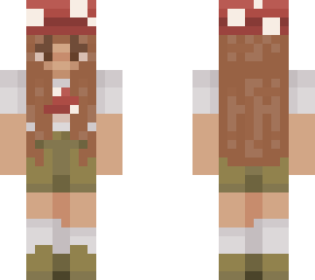 mushroom girl (brown eyes)