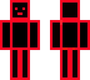 neon black red
