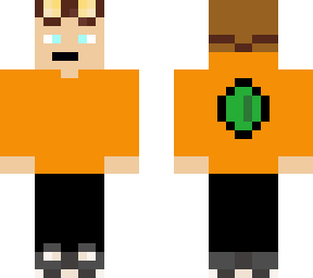 orange hoodie
