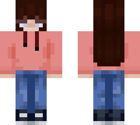 red hoodie girl