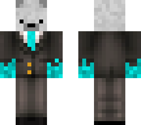 blue bear in a suit fixed
