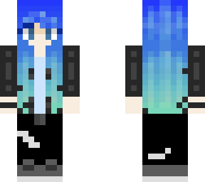 blue hair