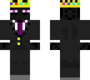 enderman with a crown