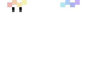 ghost kid w/ rainbow