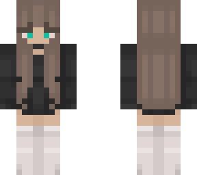 girl with black hoodie