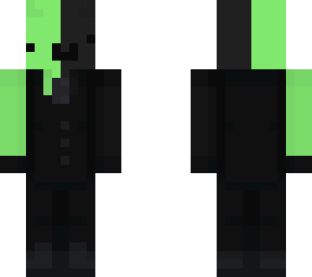 goofy devil in suit (green)