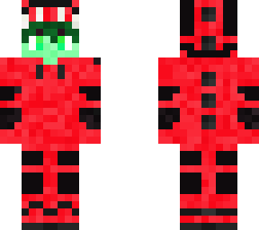 neon red dino