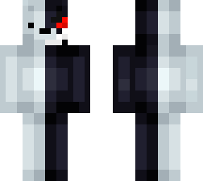 white and black bear