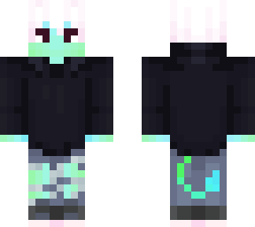 blue green horns