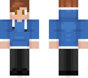 blue hoodie boy | Minecraft Skins