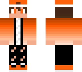 chico casual naranja