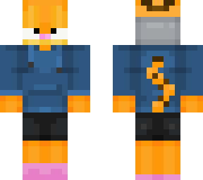 garfield in sans clothes