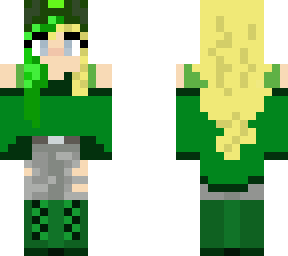 green fox girl