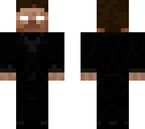 herobrine in all black suit