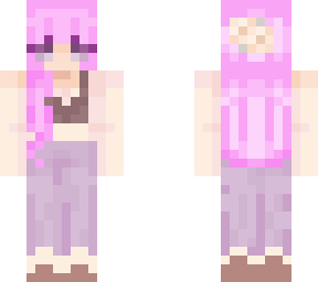 pink hair girl
