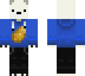 polar bear w/ potato hoodie