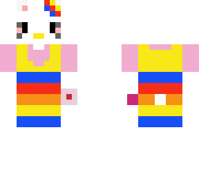 rainbow overalls hello kitty (ty version)