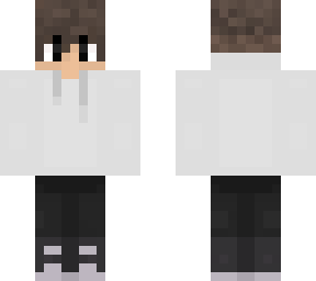 white hoodie