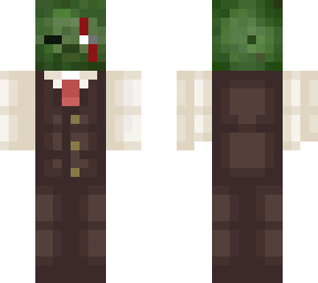 zombie in a vest
