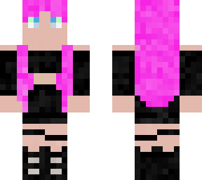 black & pink