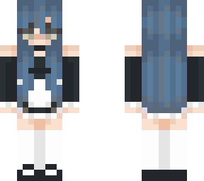 blue hair girl