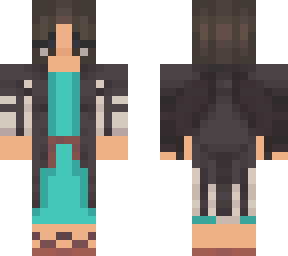 girl in robe but lighter colour