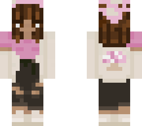 pink mushroom girl