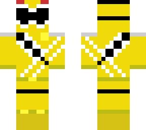 Power rangers Nitro Force yellow | Minecraft Skin