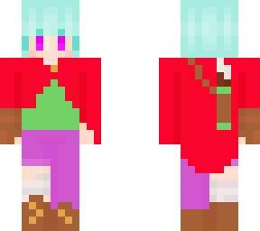 red archer girl without hood ~with elf ears
