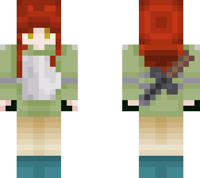 red head in armor