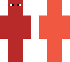 red shadowed figure