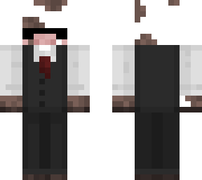 classy suit red tie and shades cow skin