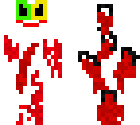 creepy clown front/back