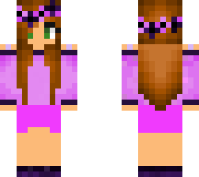 flisha at prom with pink skirt yhs base by culrlimay.