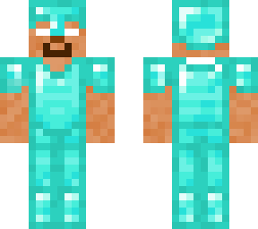 herobrine con armadura de diamante