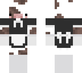 maid outfit cow skin