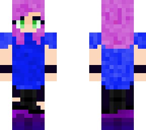 pink haired girl