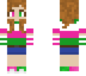 roze en groen