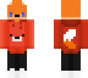 sansi with a sweatshirt with a fox