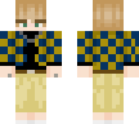 blue and yellow jacket guy
