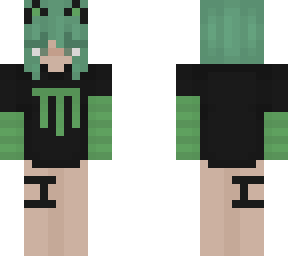 green gamer girl