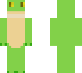 lime green frog