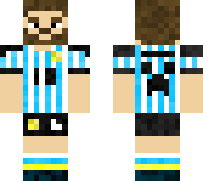 messi soccer skin