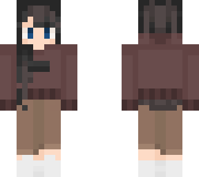 nature gal (elf with sweater - red)