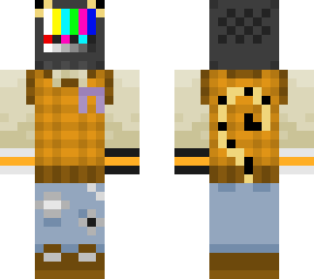 tv head guy // orange ocelots