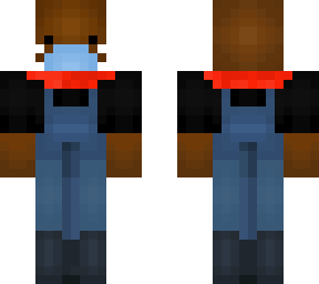 bear farmer with mask