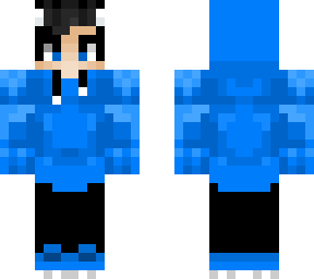 blue demon boy
