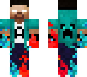 cool herobrine with cool powers