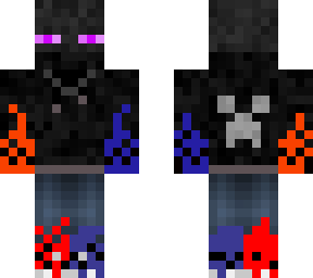 enderman fire x water