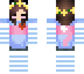 frisk with femboy outfit